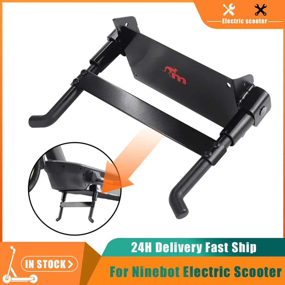 Monorim cavalletto doppia staffa per Segway Ninebot Max G30 Scooter elettrico treppiede supporto piede parcheggio Brace Stand accessori
