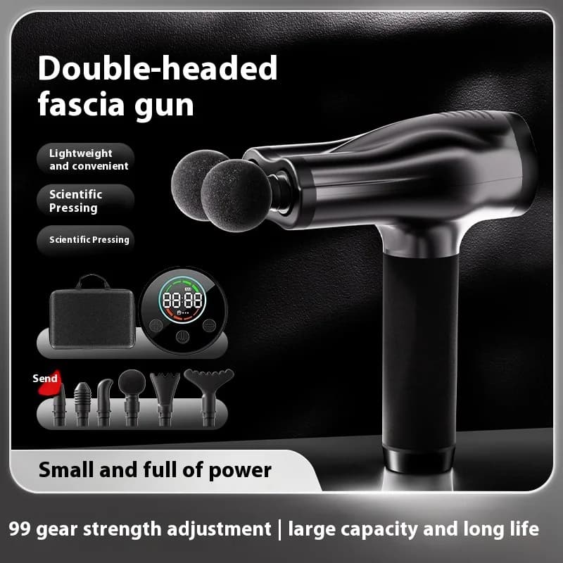 Relaxation Handheld Mini Massager Gun with Deep Tissue Percussion Muscle Massage Gun Rechargeable Fascia Gun