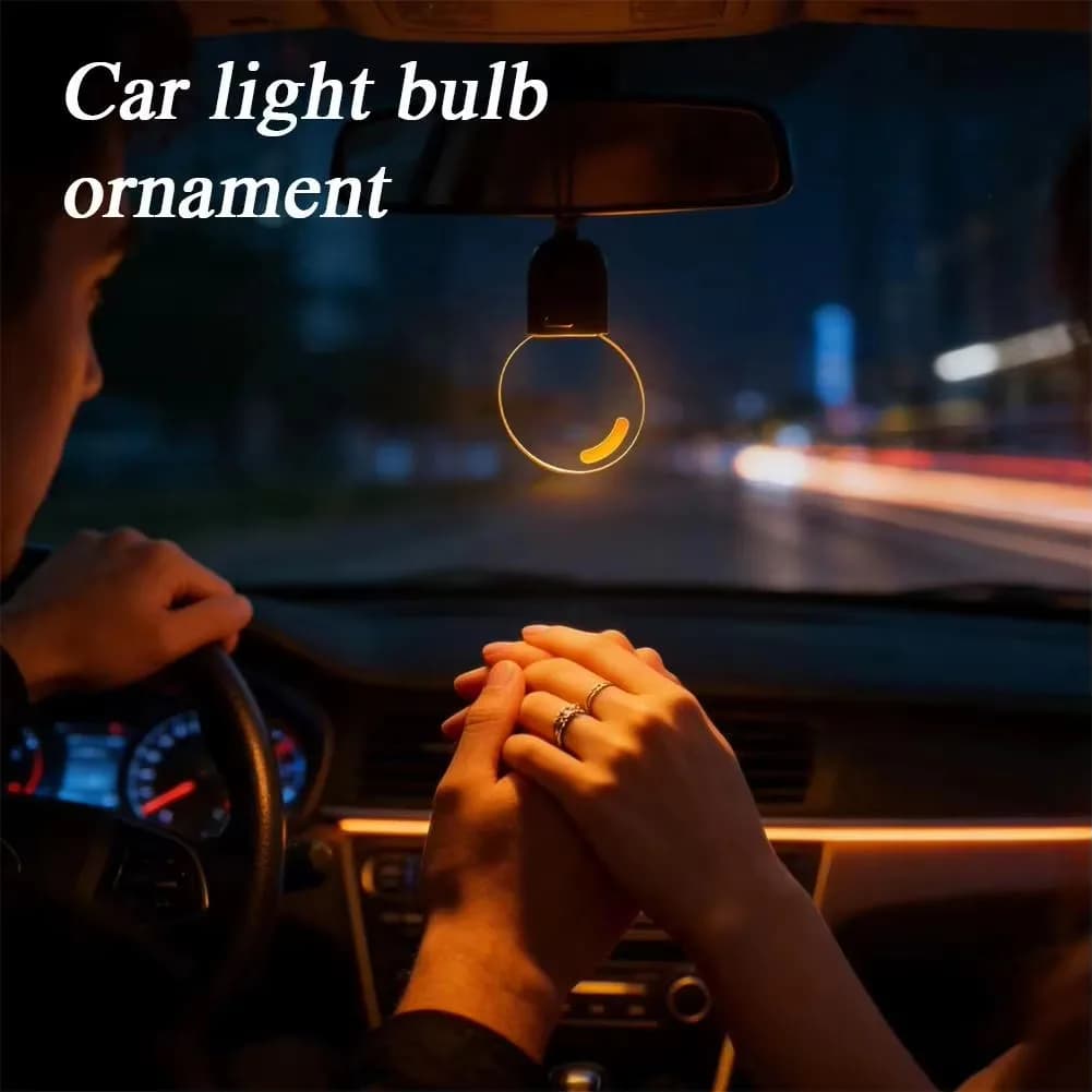 Car Rearview Mirror Decorative Light, Motion Sensor Illumination, 4 Lighting Modes, Suitable for Car and Indoor Decoration