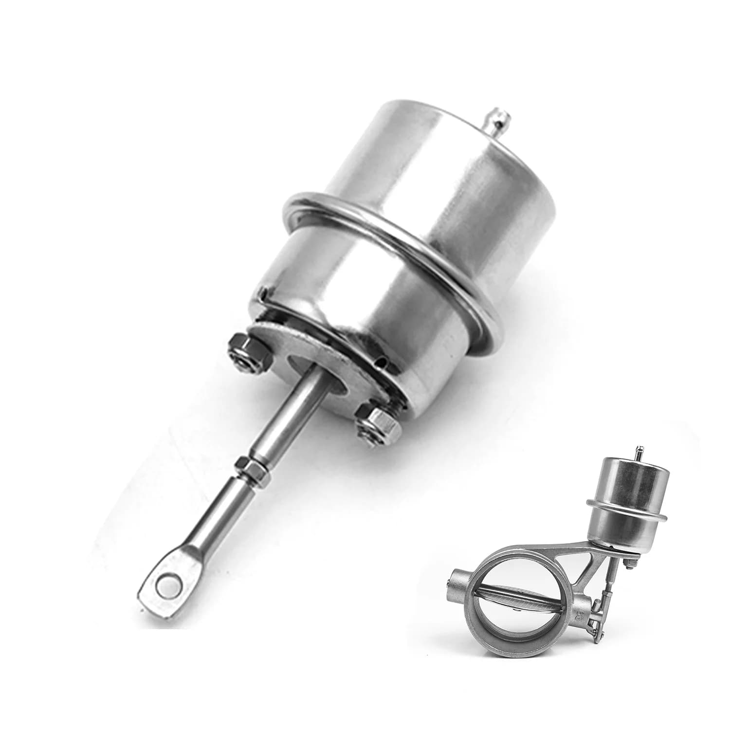 Set universale di attuatori a vuoto per valvola di scarico auto, compatibile con calibro 51/60/63/76mm, in acciaio inossidabile, stile chiuso.