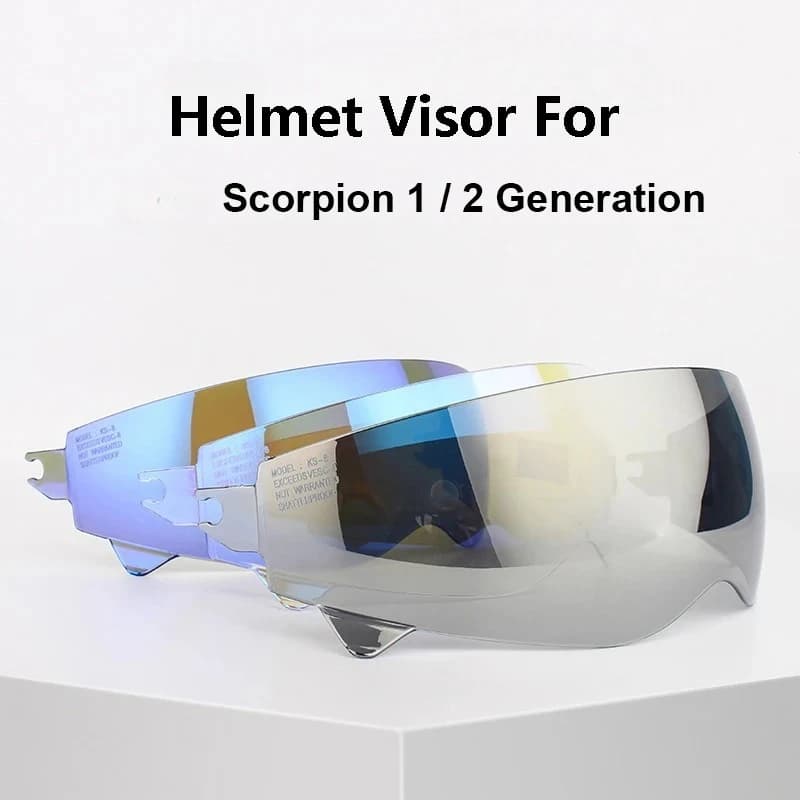 Helmet Visor for Scorpion EXO Combat Covert-X Capacetes Visera Sunscreen Windshield Helmet Shield Motorbike Cascos Accessories