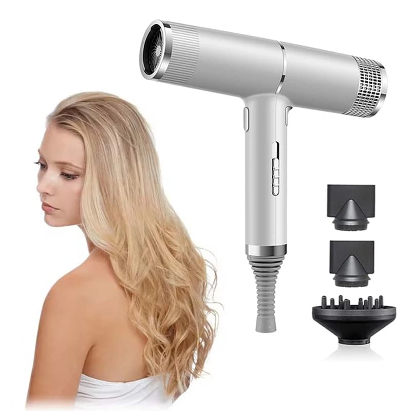 Wireless Multifunction USB Hair Dryer Powerful Portable Powder Removal Blower