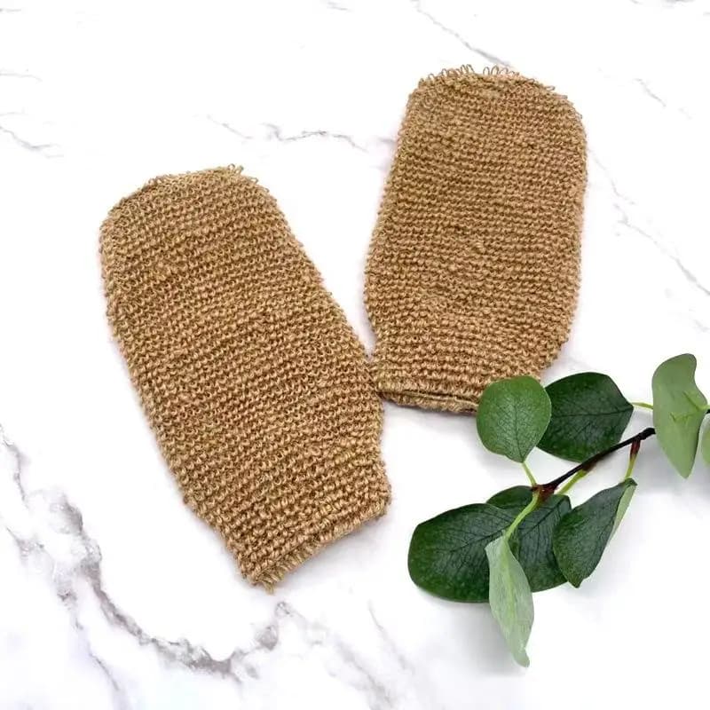Cintura Esfoliante per Doccia in Ramiè e Juta con Superiore Effetto Scrub per la Schiena, per la Routine del Bagno