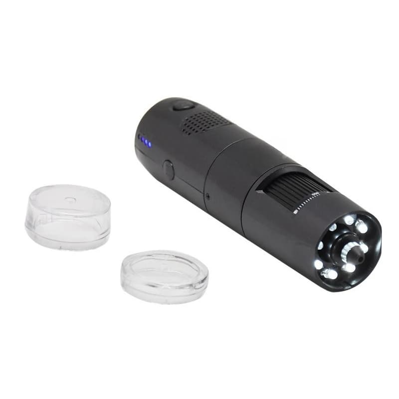 Il microscopio portatile WM601wifi viene fornito con il microscopio hotspot WIFI, industriale, antico