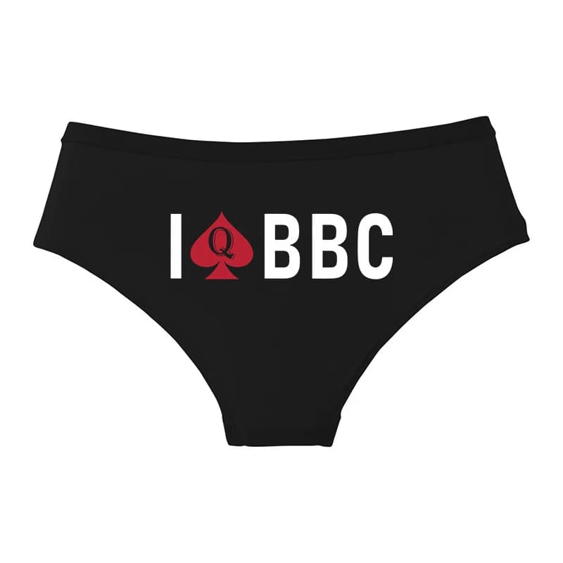 I LOVE BBC Spades Mutandine sexy da donna Comode biancheria intima femminile Mutandine senza cuciture Mutande calde Lingerie Slip da donna