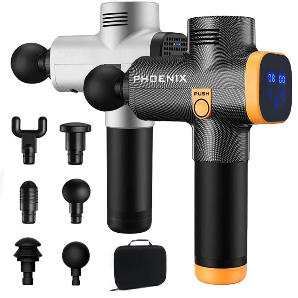 Phoenix A2 Massage Gun Muscle Relaxation Deep Fabric Massage Dynamic Therapy Vibrator Pain Modeling Back Foot Massage