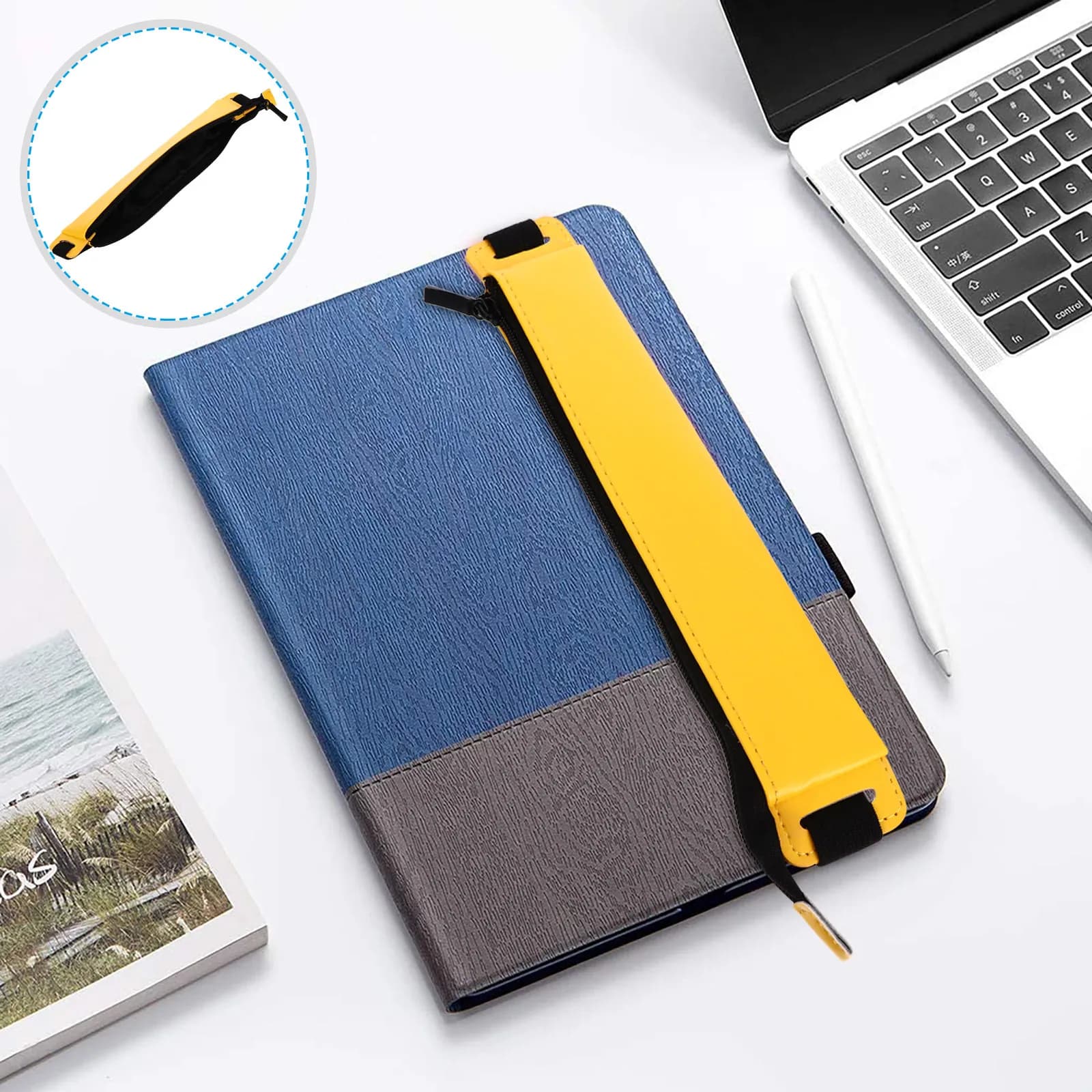 1Pcs Pencil Storage Case Protective Cover Elastic Band Scratch Resistant Holder Suitable for Pencil and Stylus Daily Use