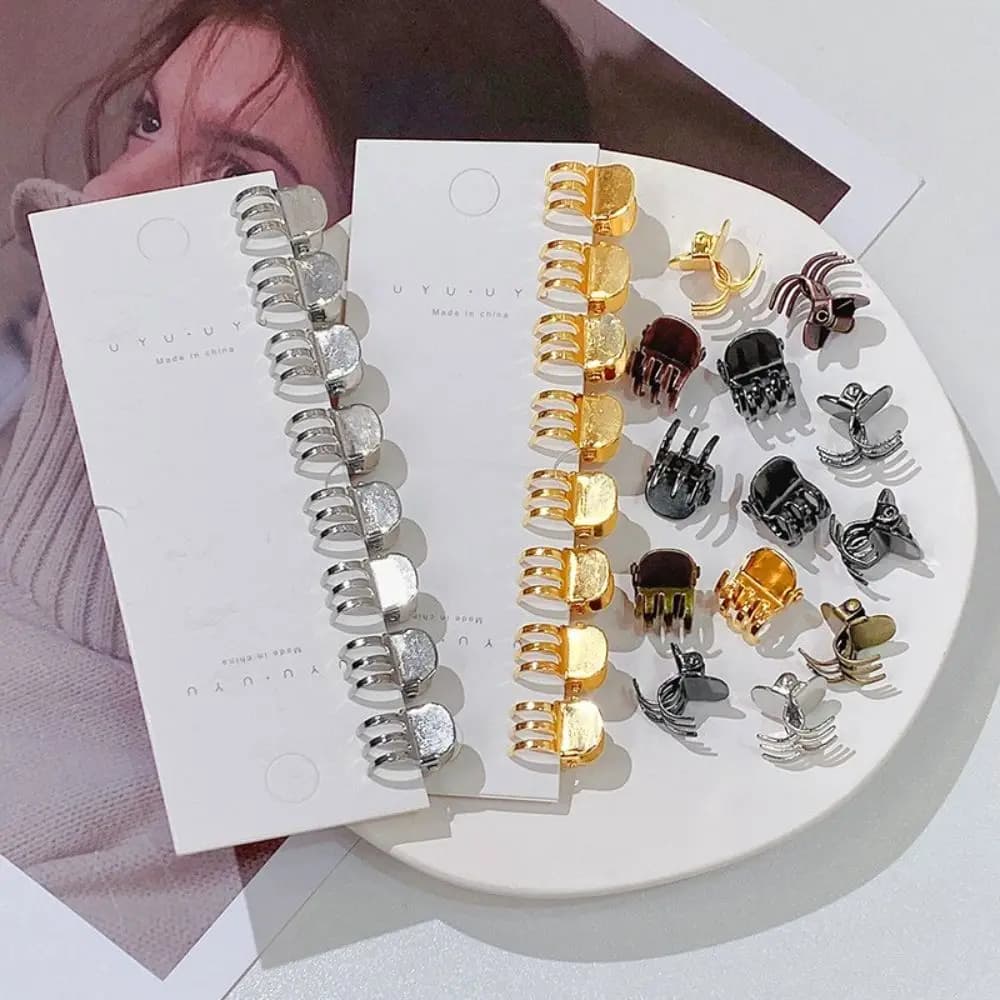 Grey Antique Headwear Hair Accessories Hair Styling Tool Mini Hair Clamp Women Hairpins Side Bangs Clip Korean Style Barrette