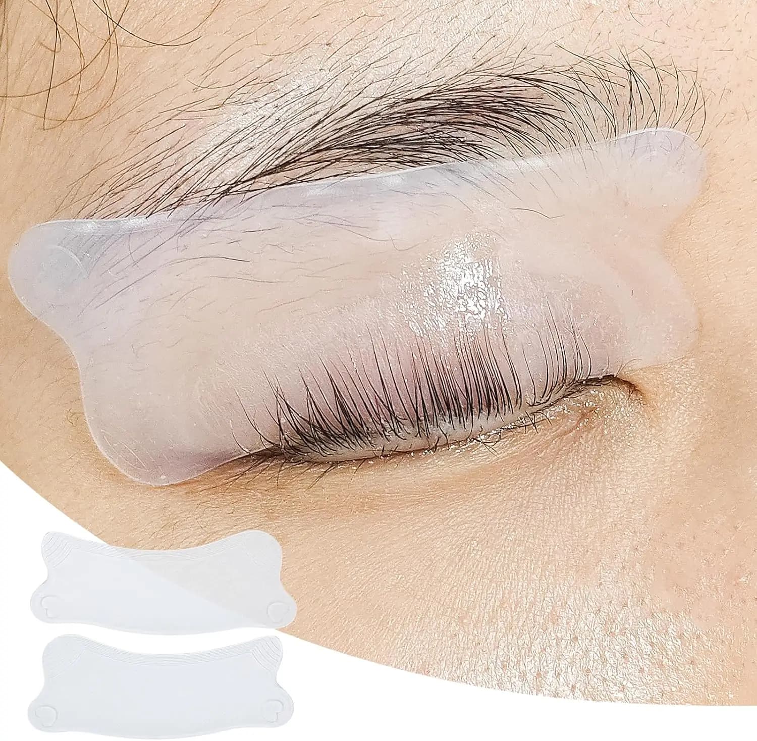 Libeauty 2Pc Orso Appiccicoso Ciglia Ammorbidente Pad Ciglia In Silicone Perm Pad Ciglia Aste Scudo Sollevamento Ciglia Accessori Strumento di Trucco