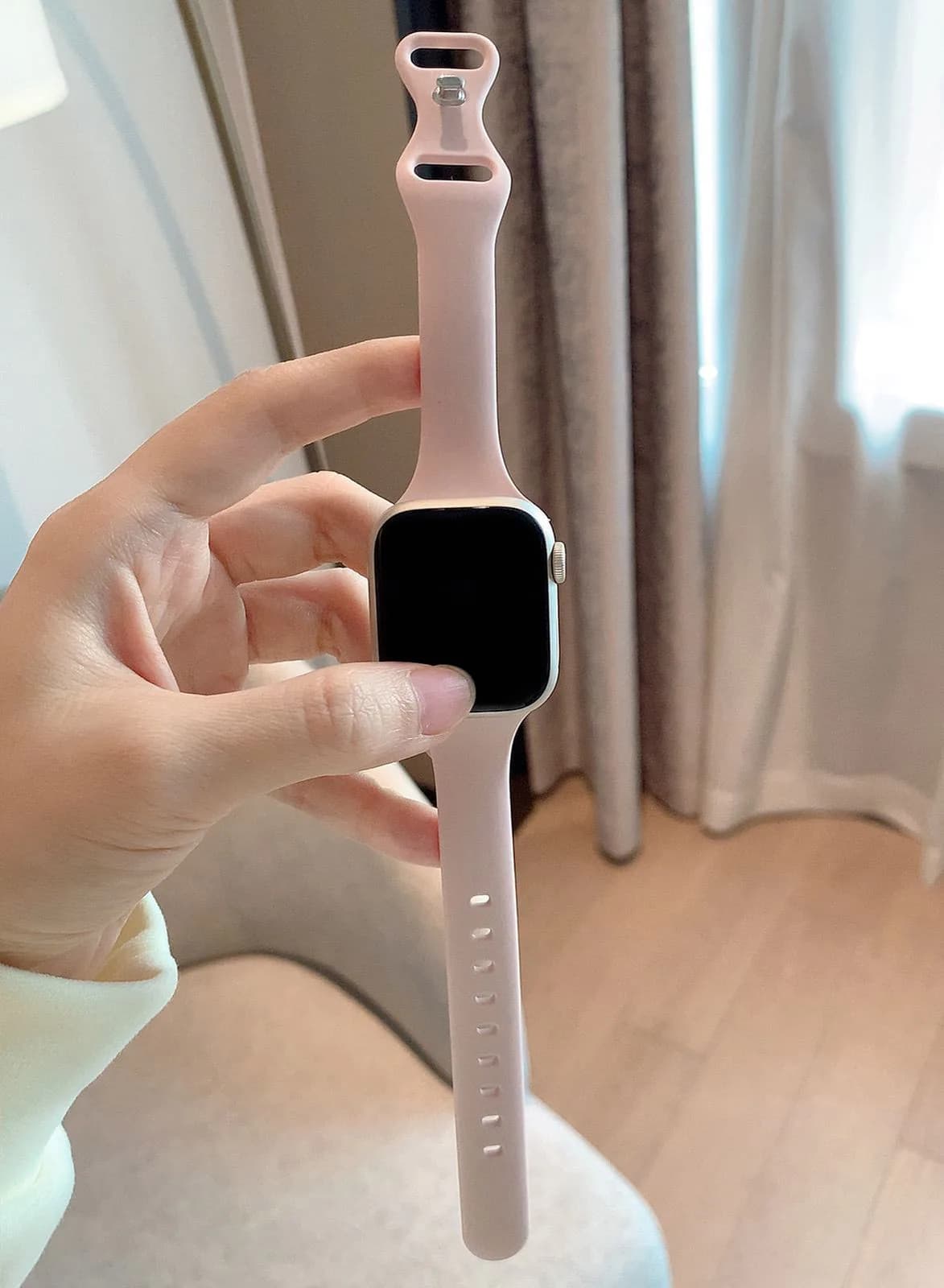 Silicone Ring for Apple Watch Women's Strap Ultra 10/9/8/7/6 38mm 40mm 41mm 42mm 44mm 45mm 46mm Strap