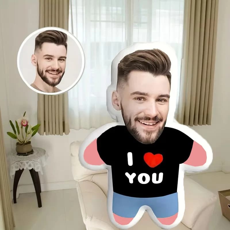 Nuovo Un cuscino personalizzato esclusivamente per "Ti amo", cuscino personalizzato, cuscino carino, adatto per compleanni, San Valentino