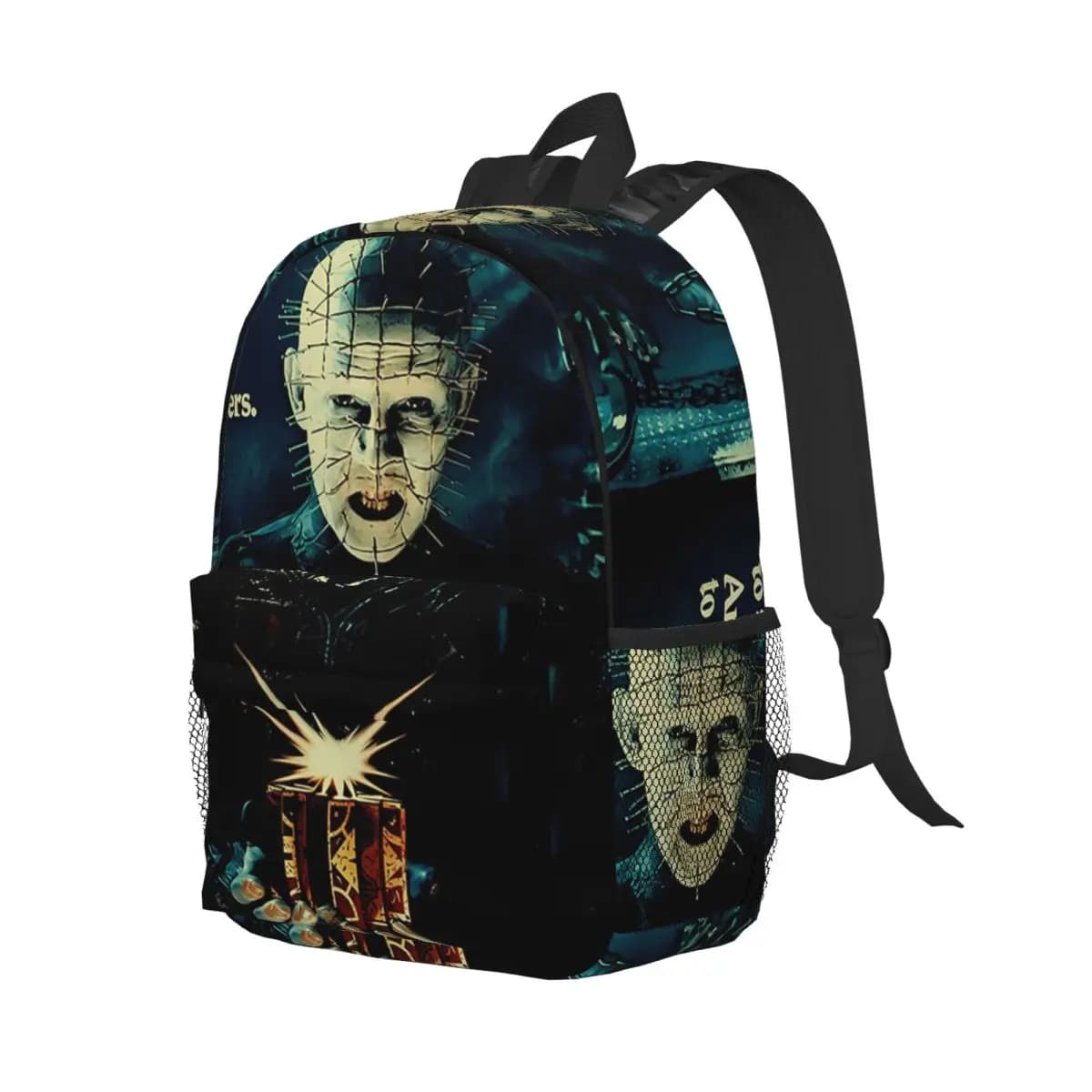 Hellraiser Pinhead Zaino Studente Ragazzi Ragazze BookBag Borsa da scuola per bambini Borse a tracolla per laptop per uomo Donna