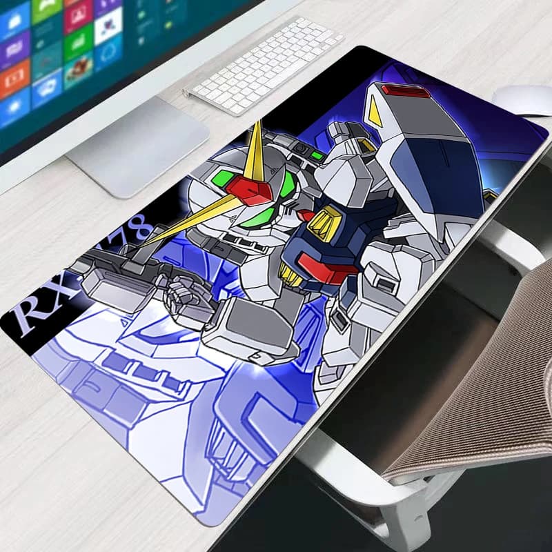 Mouse mat 90x40 cm Mechanical Warrior G-gundam M-mk II, large rubber mat for PC, game accessories, extended mouse mat, gamer desk mat
