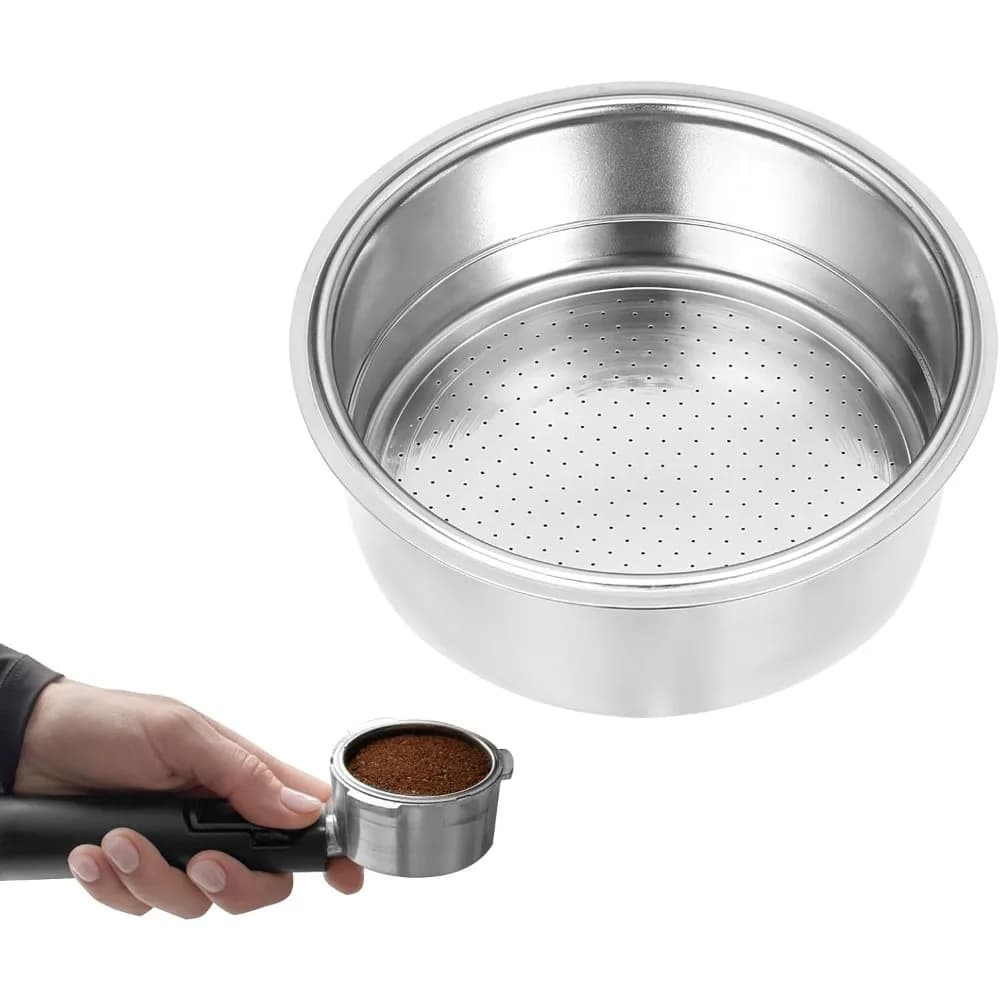 Filtro per caffè in acciaio inossidabile Cestello filtro per caffè espresso pressurizzato da 51 mm per macchine portafiltro Accessori per caffè espresso