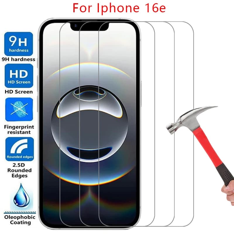 phone case for apple iphone 16e tempered glass on iphone16e 16 e e16 back cover 360 i phone iphon iphoe iphne ipone 16ecase 5g
