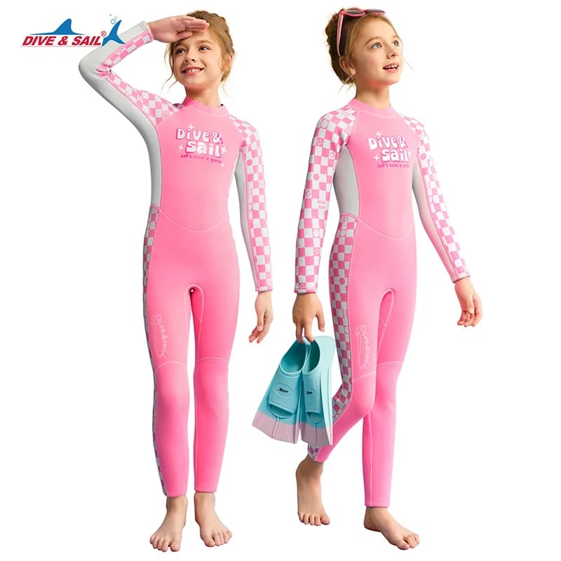 Muta Subacquea Integrale per Bambini e Bambine, Neonato, in Neoprene da 2.5mm per Snorkeling e Immersioni Subacquee