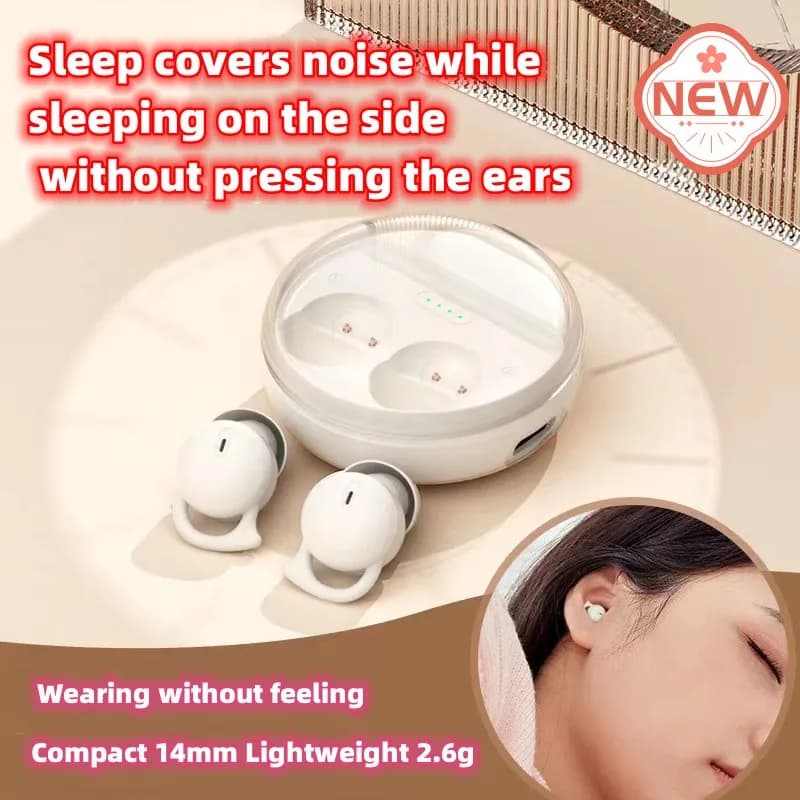 Nuove cuffie per dormire Q26 Mini piccoli auricolari Bluetooth Wireless cuffie con riduzione del rumore auricolari invisibili per dormire In-Ear regali