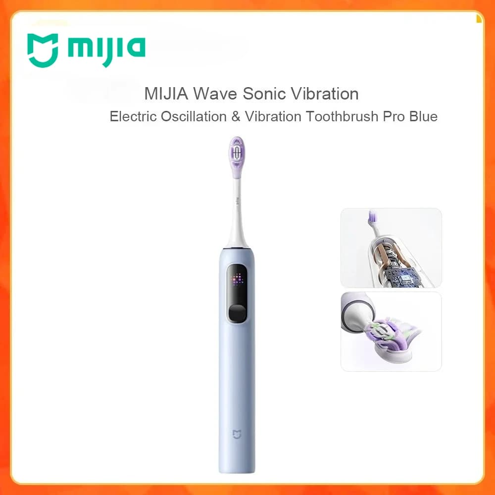 MIJIA electric toothbrush with Sonic Vibration and Oscillation, Tooth whitener, Ultrasonic Vibration Oral Cleaner