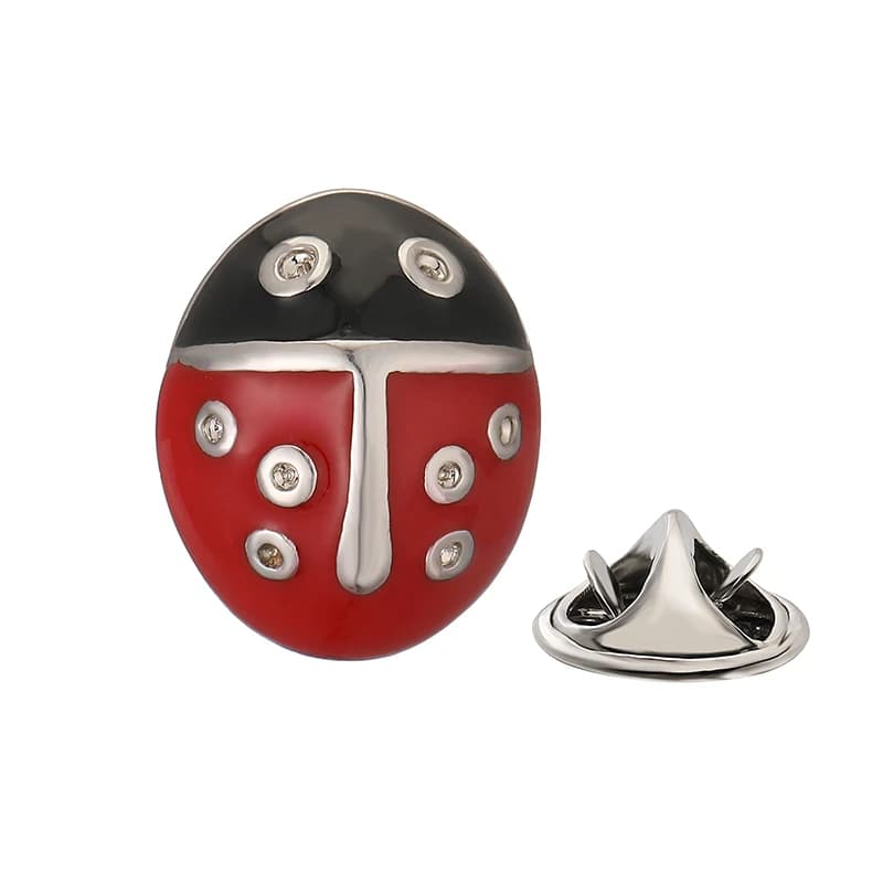 Copper material animal shaped Beetle brooch fashion men's suit coat lapel pin women's backpack hat badge jewelry wholesale