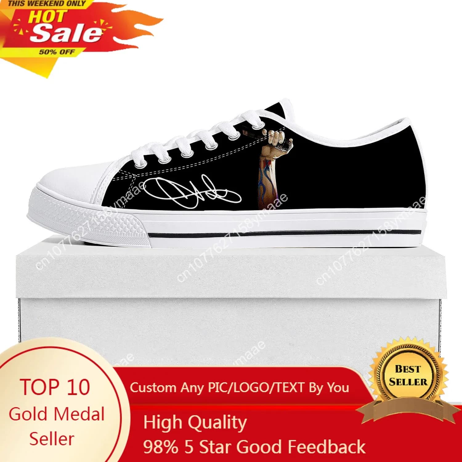 Chester Park Low Top Sneakers Mens Womens Teenager Canvas High Quality Sneaker Casual Custom Made Shoes Customize DIY Shoe White