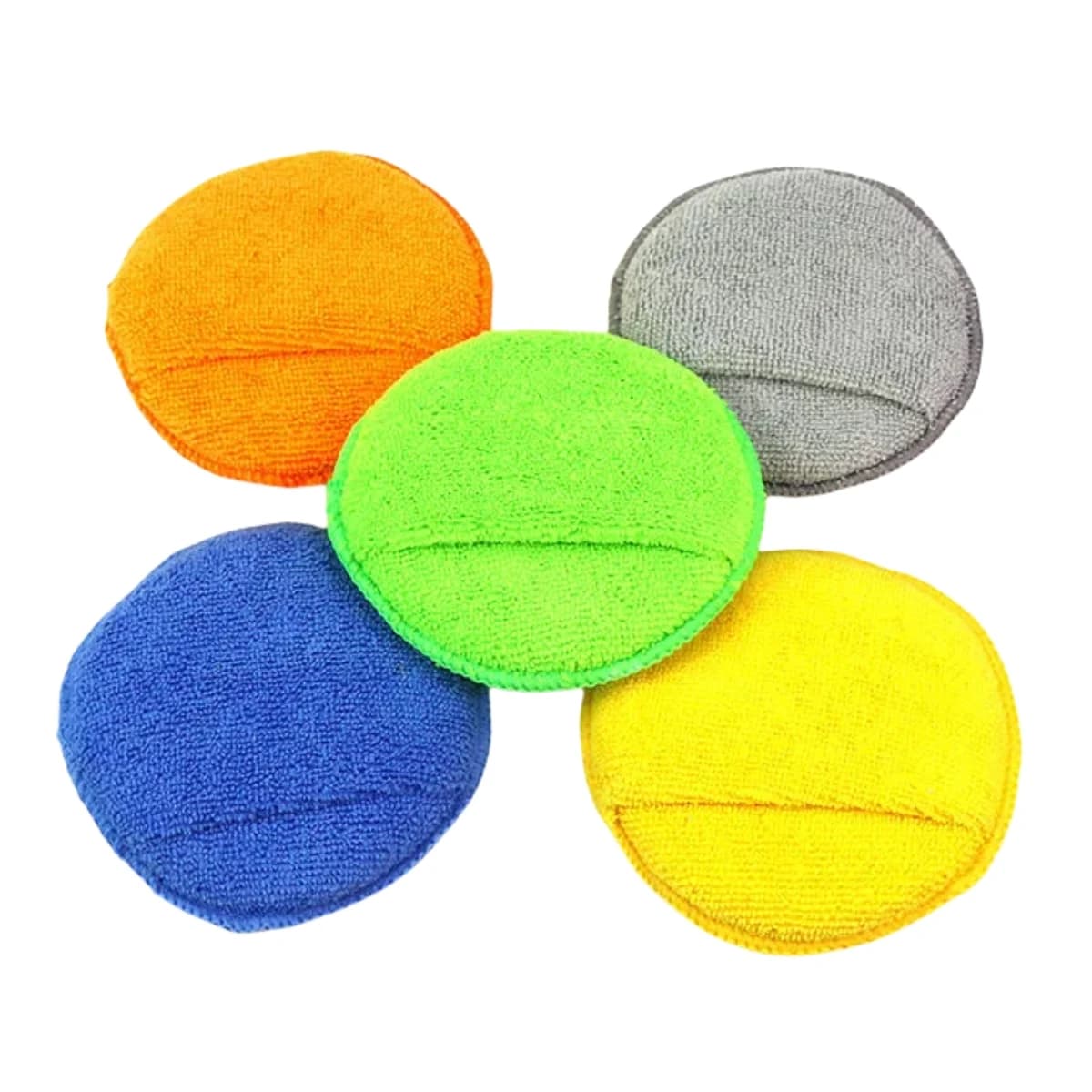 Tamponi applicatori per auto in microfibra Spugne per lucidatura e ceratura quadrate avanzate per vernice per auto Strumento per la cura dei dettagli della vernice e della cabina di pilotaggio