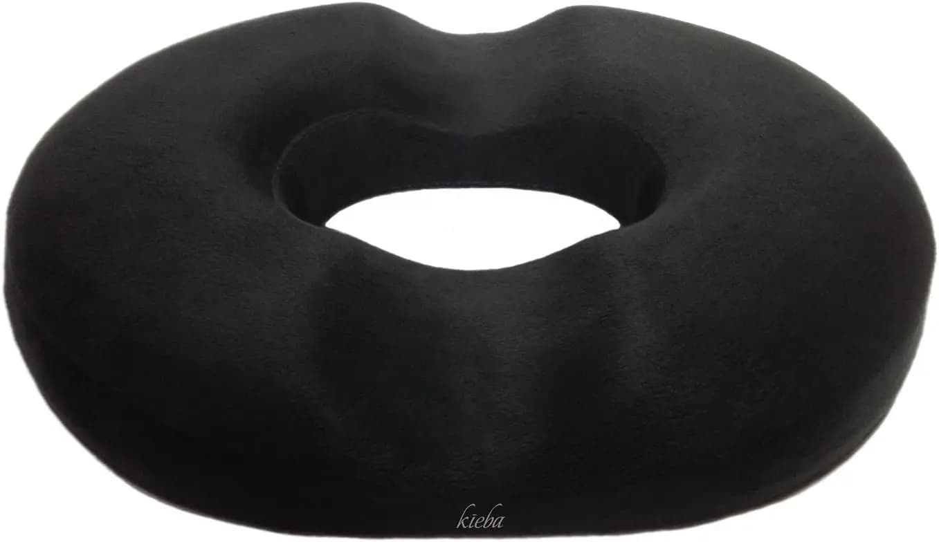 Cuscino a ciambella per sollievo da emorroidi, cuscino per coccige per sciatica e supporto durante la gravidanza, in schiuma premium da 18 pollici