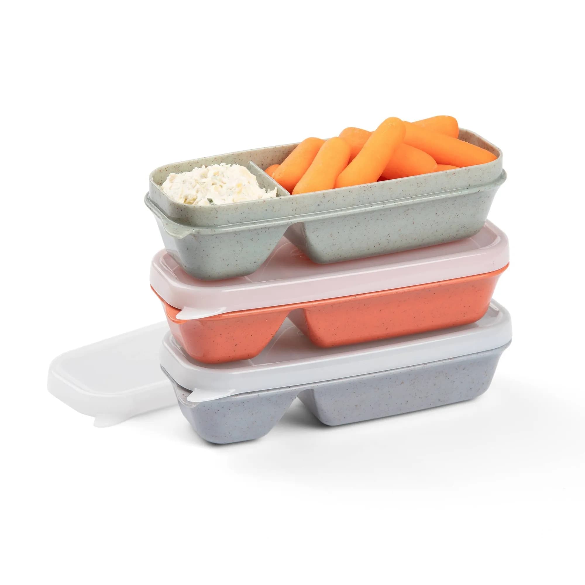 Leakproof Snack And Dip Food Storage Container With Secure Seal Lid For Meal Prep Lunch Travel Freshness