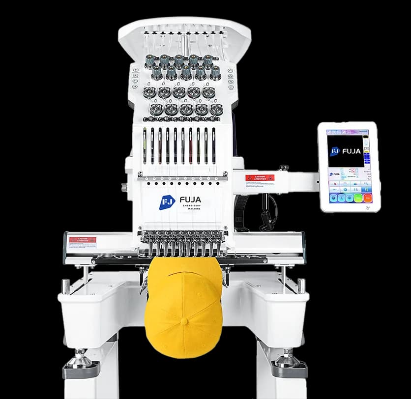 10 Nedles Single Head Embroidery Machine Caps Hat Tshirt 10 12 15 Household Embroidery Machine 1 Head 10