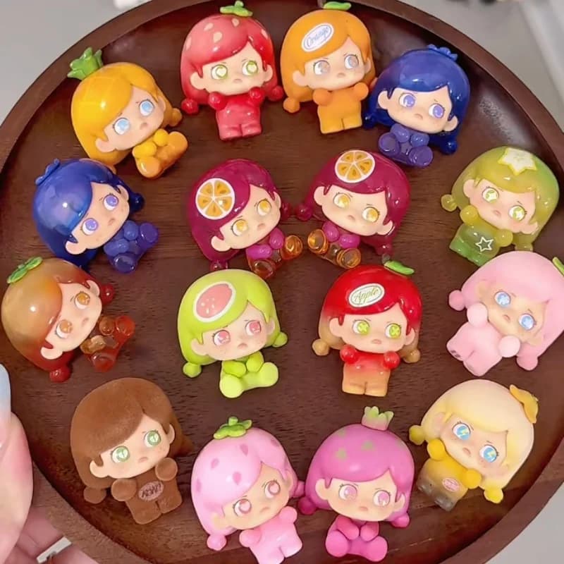 Disponibile Jotoys Jio Kokosa Fruit Assassin Series Mini Beads Blind Box Statuetta Carina Regalo di Compleanno Giocattolo da Collezione per Fan Anime