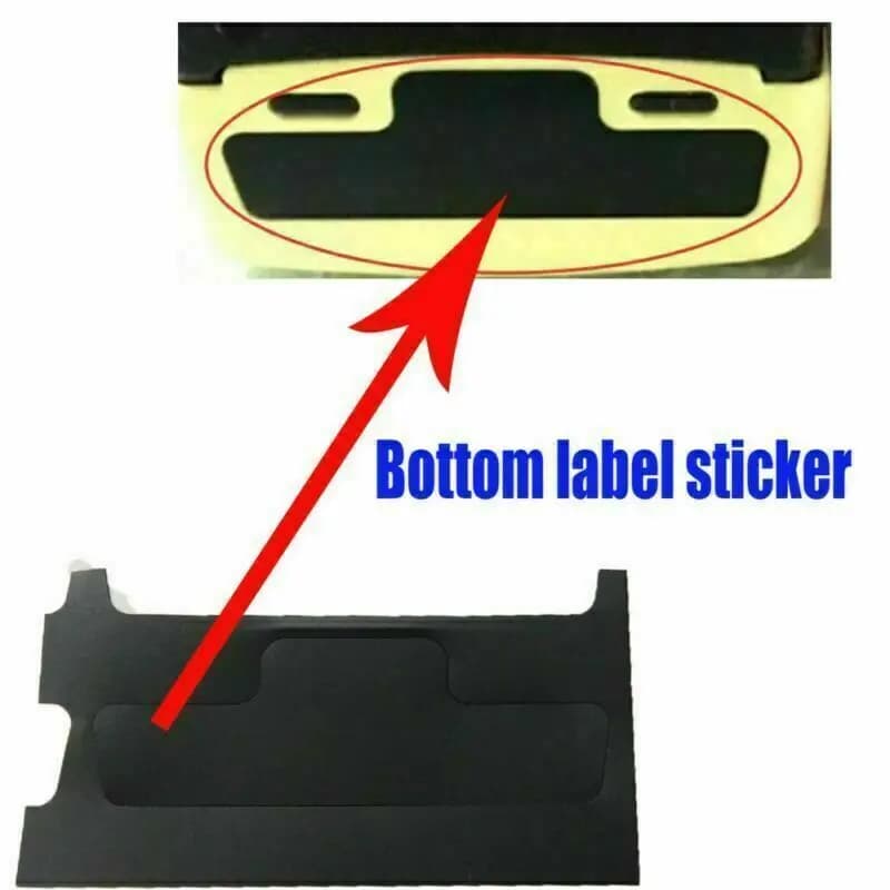 10PCS Walkie Talkie Bottom Label Sticker per XTS1500 XTS2250 XTS2500 parti Radio portatili