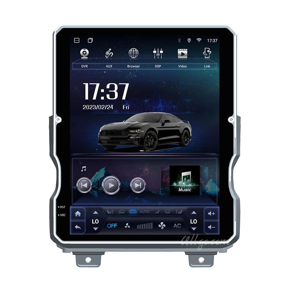 Autoradio Android con schermo verticale 12.1 per Jeep Wrangler JL / Gladiator Pickups JT 2018-2022