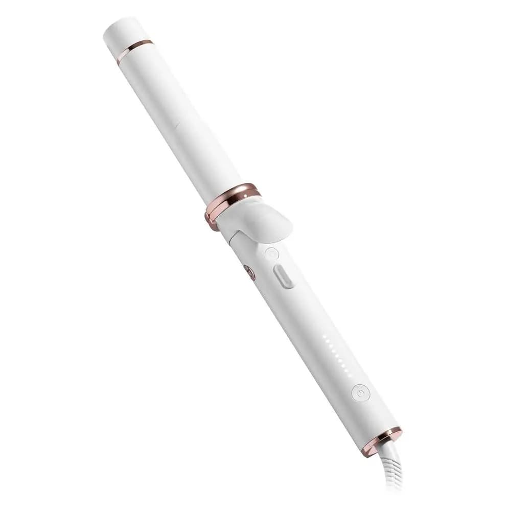 Ferro Arricciacapelli Automatico Rotante con Cilindro Lungo, 2 Timer, 9 Livelli di Calore, Cilindro in Ceramica Autorotante, Tecnologia Ionica per Tutti i Tipi di Capelli