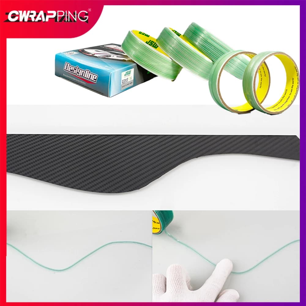 5/10/50M Vinyl Car Wrap Knifeless Tape Safety Finish Line Knifeless Tape Auto Cutting Film Line Wrapping Accessories Tools