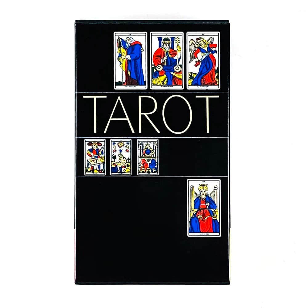 Nuove carte dei tarocchi Gioco di carte per il tempo libero per riunioni di famiglia Versione spagnola Gioco da tavolo per divinazione misteriosa, gioco di Halloween e Natale