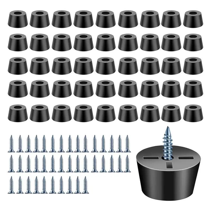 ETRT 40-foot set for rubber cutter with 304 stainless steel screw, set of pins for 0.59 x 0.31 inch cutter not for furniture