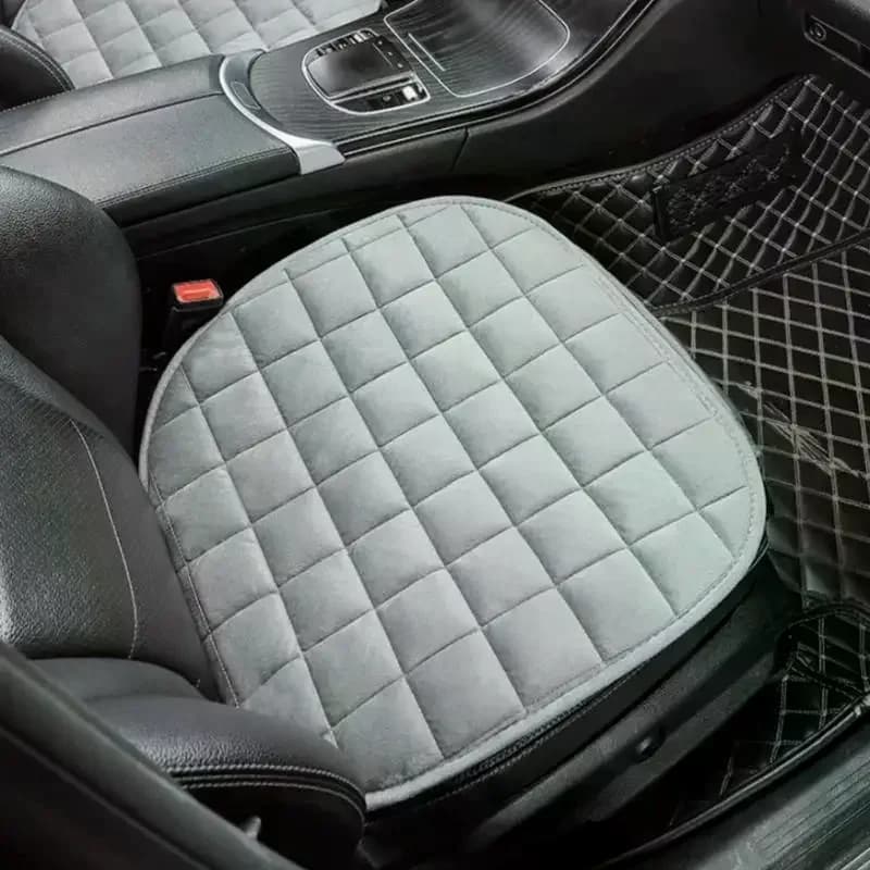 Universal warm winter car seat cover, anti slip cushion for front seat, breathable, car seat protection.
