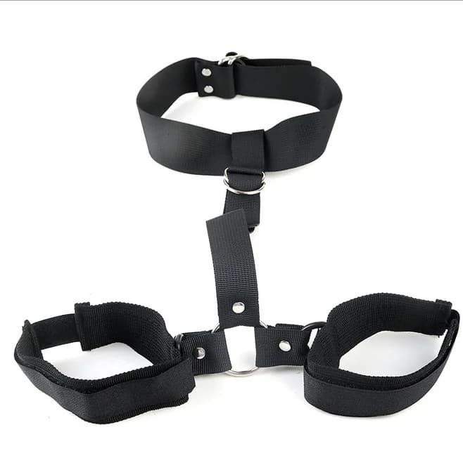 BDSM Restrizioni Imbracatura Gambe aperte Spreader Giocattoli sexy per coppie Sesso Flirtare Gambe legate Accessori per adulti Sex Shop Senza vibratori