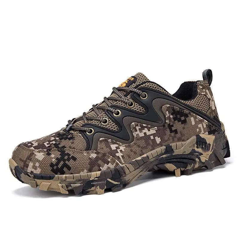Scarpe da Arrampicata per Uomo, Antiscivolo e Resistenti all'Usura, Stivali da Trekking a Taglio Basso per Campeggio e Escursioni nella Natura