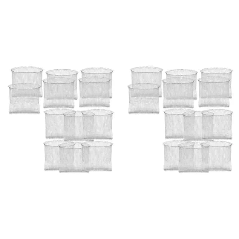A25F-Plant Root Guard Baskets Wire Basket Mole And Vole Mesh Wire Baskets For Garden Pots Underground Root (24 Pcs, 3 Gallon)