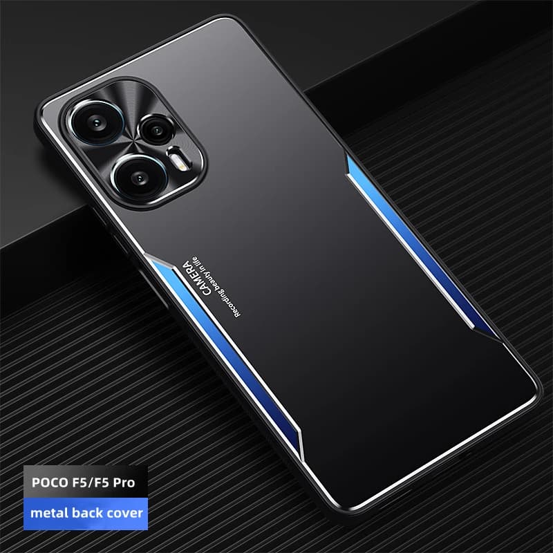 Case For POCO F5 Redmi Note 12 Turbo Note12 Pro Plus 5G Metal Camera Anti-Scratch Phone Cover For POCO F5 Pro Shockproof Bumper