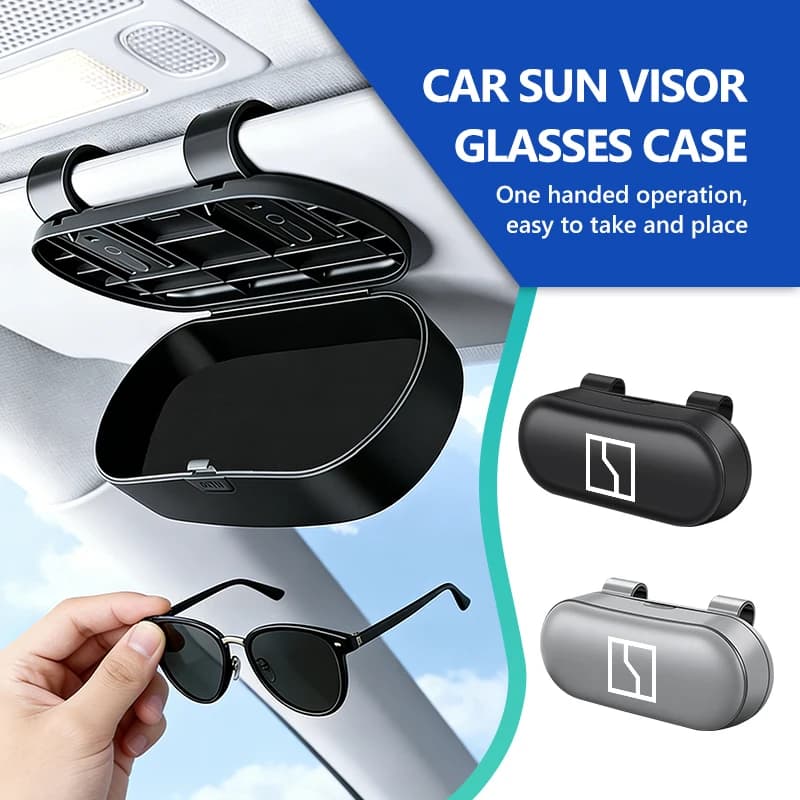 Car Sun Visor Sunglasses Storage Glasses Box Auto Accessories For Zeekr 001 009 003 007 7X 2024 2025 X EV 2023 2021 2022