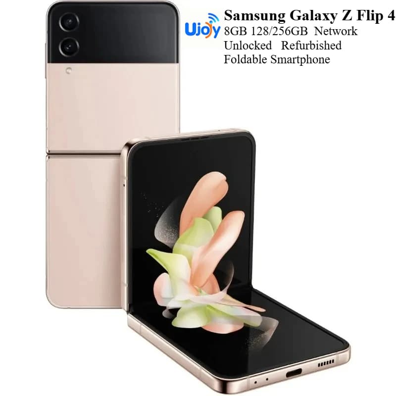 Samsung Galaxy Z Flip 4 5G 8GB 128/256GB Support NFC Network Unlocked Android Refurbished Foldable Smartphone
