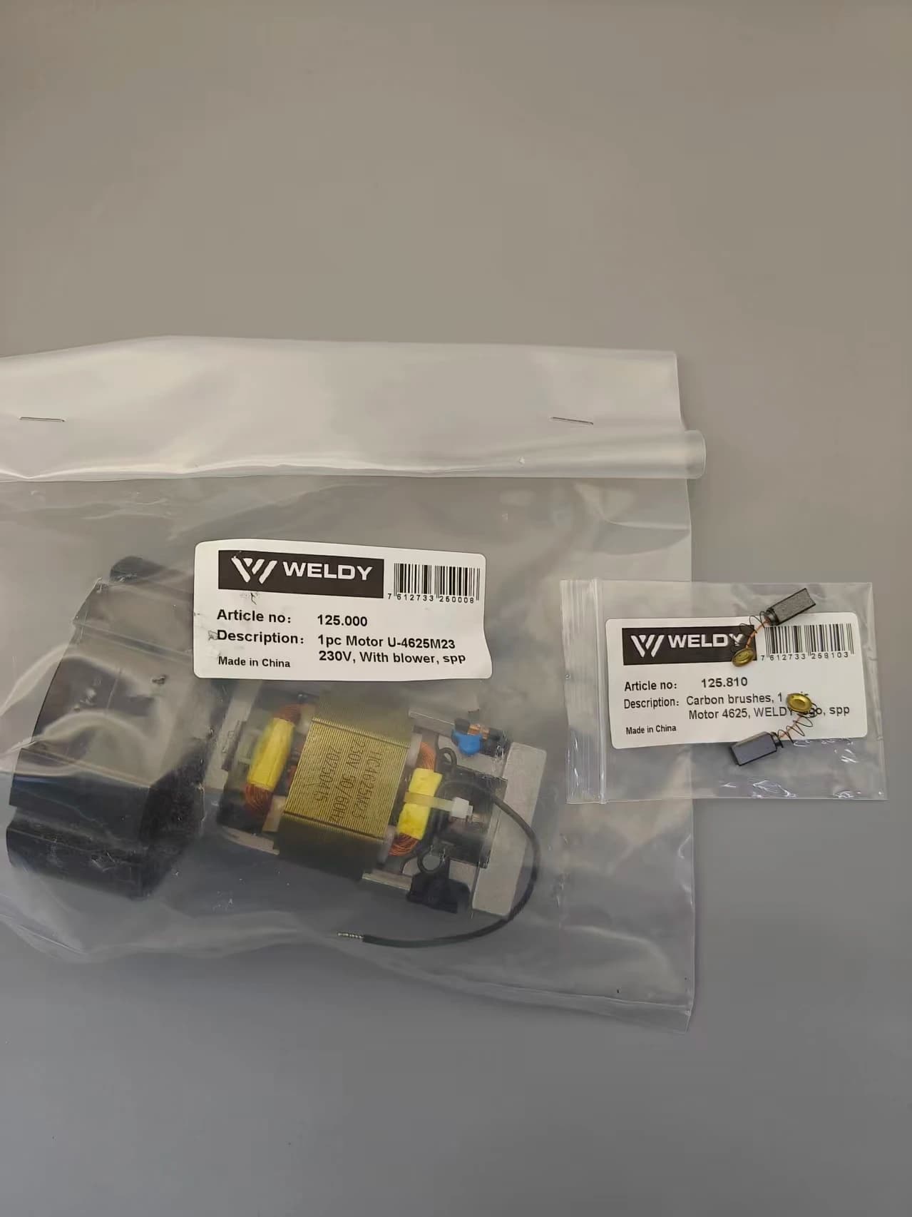 Weldy Engine Motor (Fan Included) 230V 3400W With Carbon Brushes For 3400W Hot Air Gun