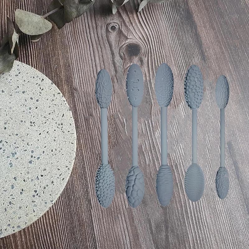 Pattern Embossing Hand Roller Set, Plaid Texture Rolling Tools for Polymer Clay Modeling & DIY Handcrafts