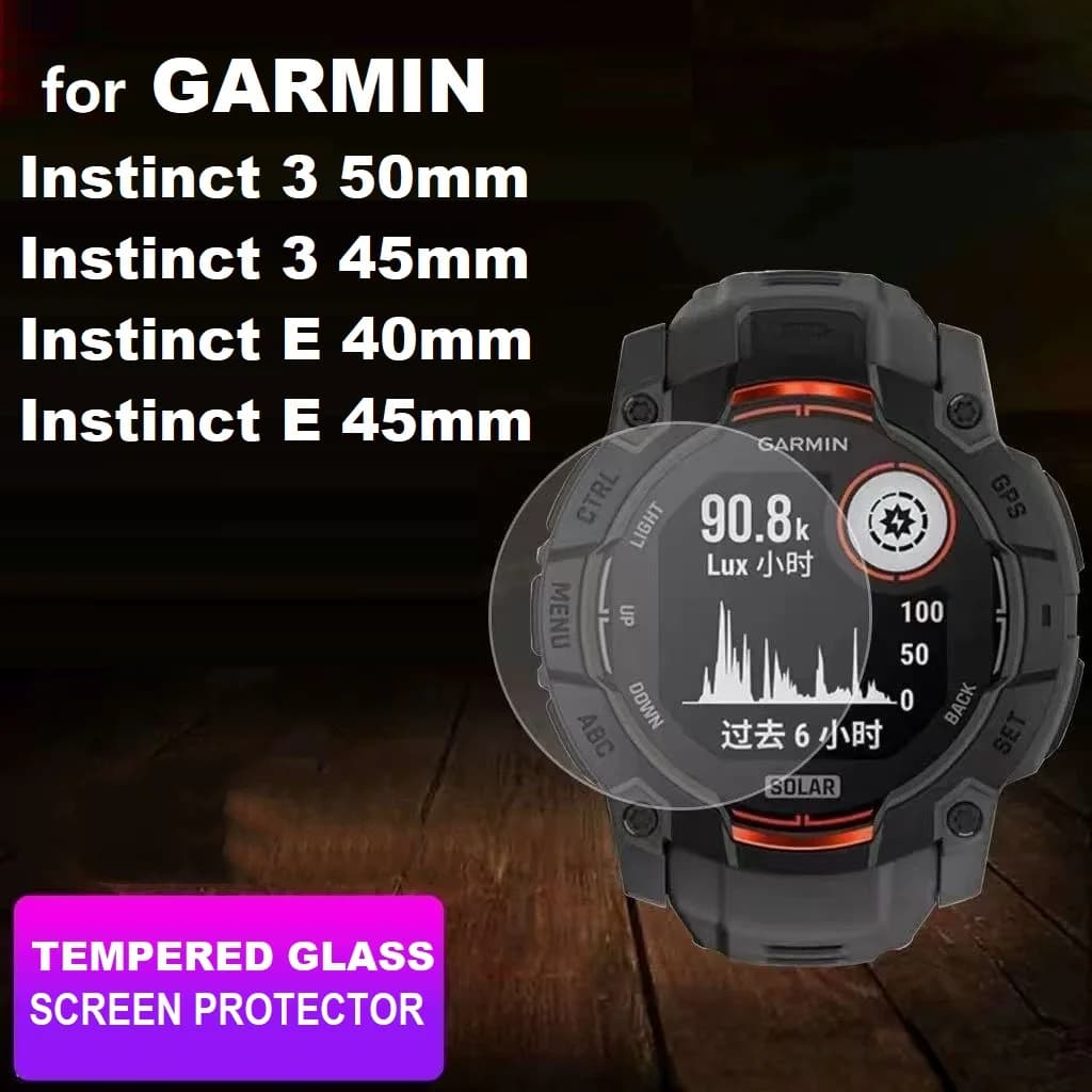 5PCS Smart Watch Protezione Dello Schermo per Garmin Instinct 3 50mm Instinct E 40mm 45mm Pellicola Protettiva in Vetro Temperato antigraffio