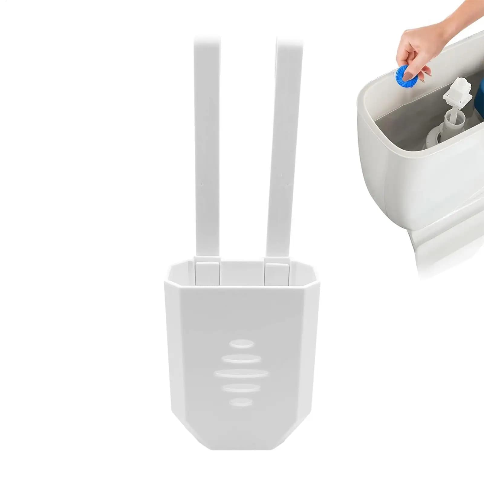 Supporto per Pastiglie Detergenti Sospese per Cassetta WC, Antiscivolo, per Bagno, Dormitorio e Casa