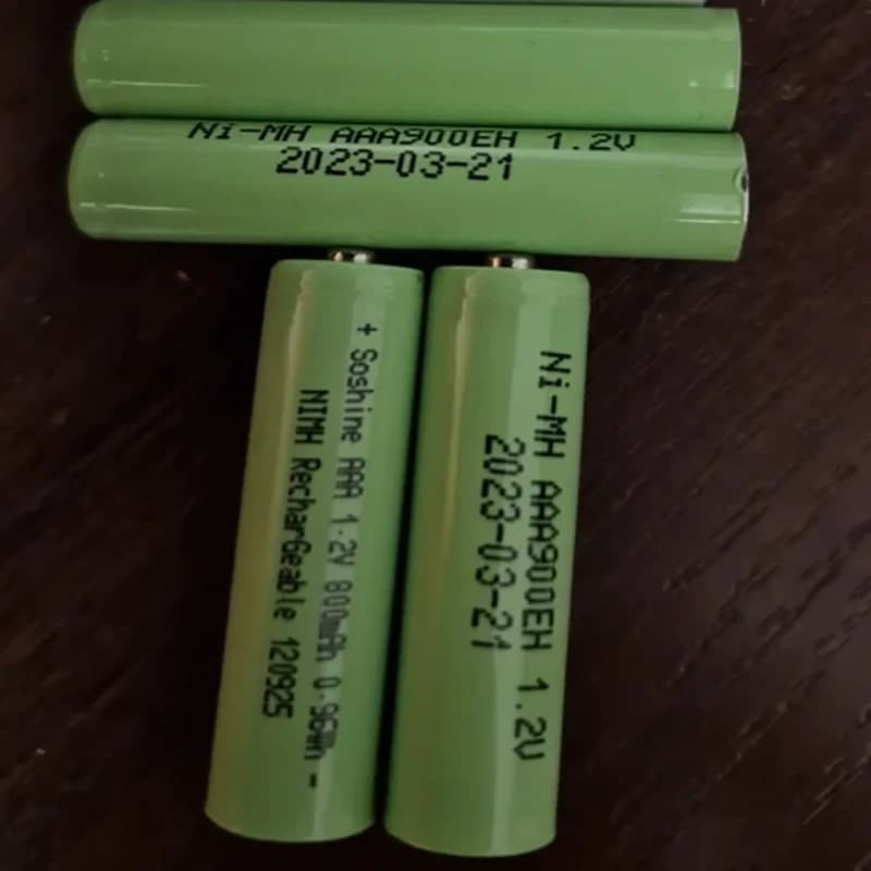 Soshine AAA Battery 1.2V 800mAh NIMH 3A Rechargeable Camera Batteries Electric Flashlight Camera Toys Electric Shavers Toothbrush
