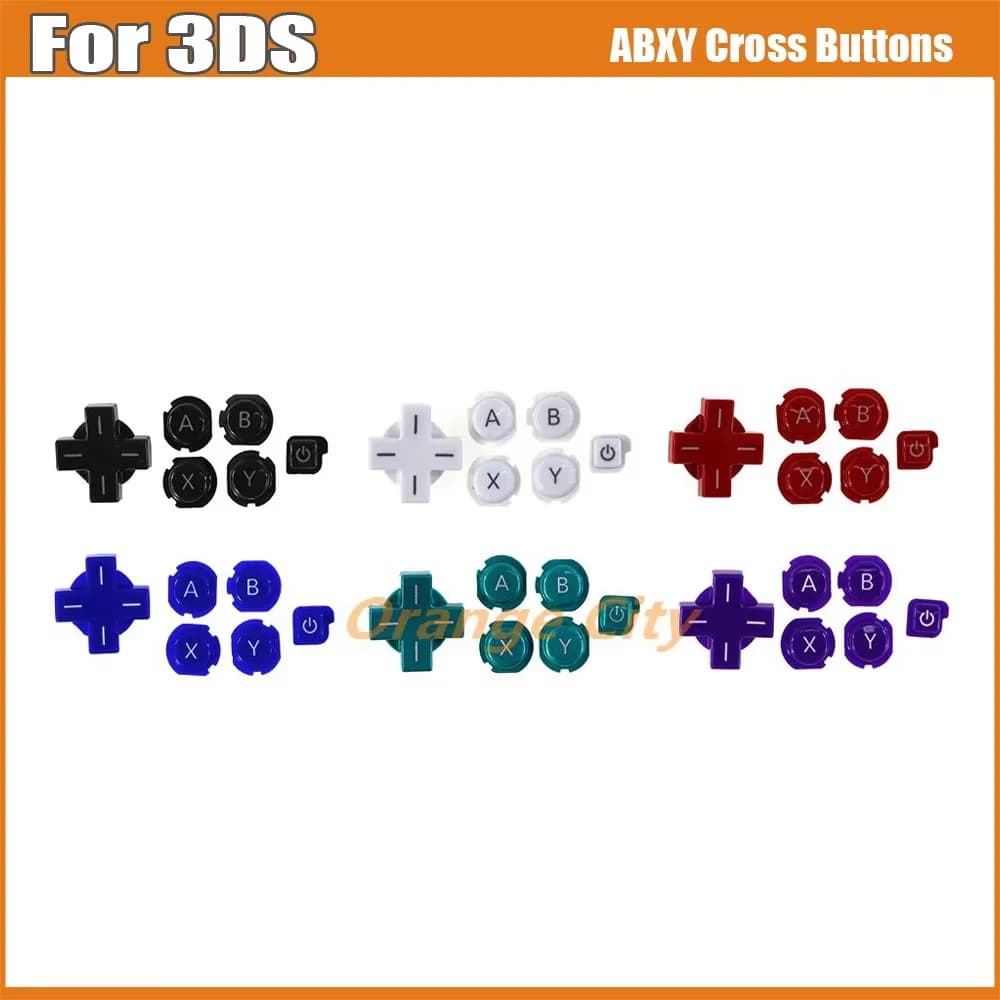1Set 6 in 1 e 11 in1 Pulsanti completi ABXY ON OFF Tasto a croce per 3DS ABXY D-Pad Set di pulsanti per accessori per console di gioco 3DS