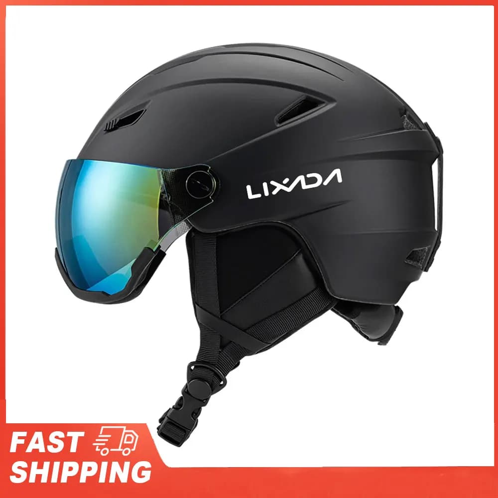 Casco da snowboard da donna e casco da sci integrato da uomo con visiera rimovibile Casco da sci protettivo