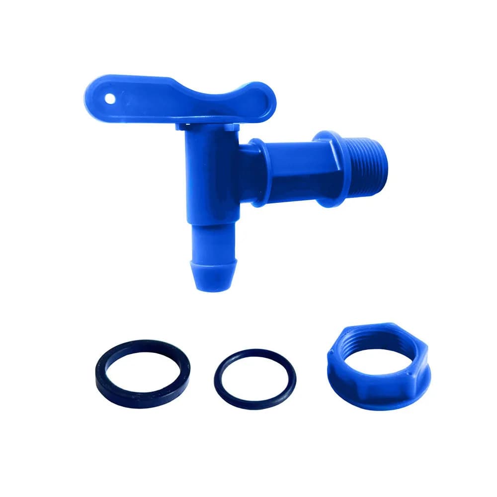 3/4" IBC Tank Faucet Adapter S60 to 5/8" Garden Water Tank Pipe Valve Replacement Connector for Faucet